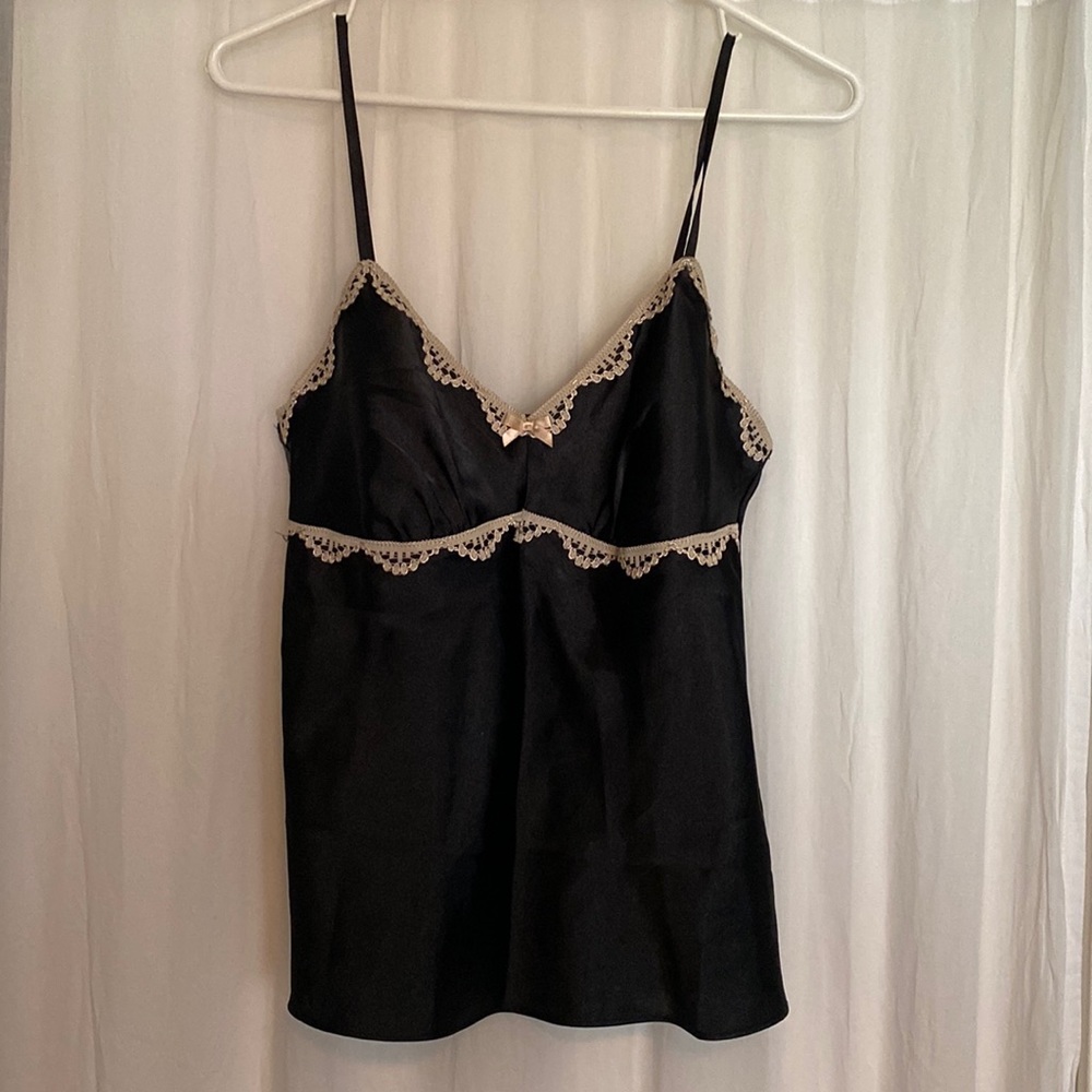 Lace and satin sleep set